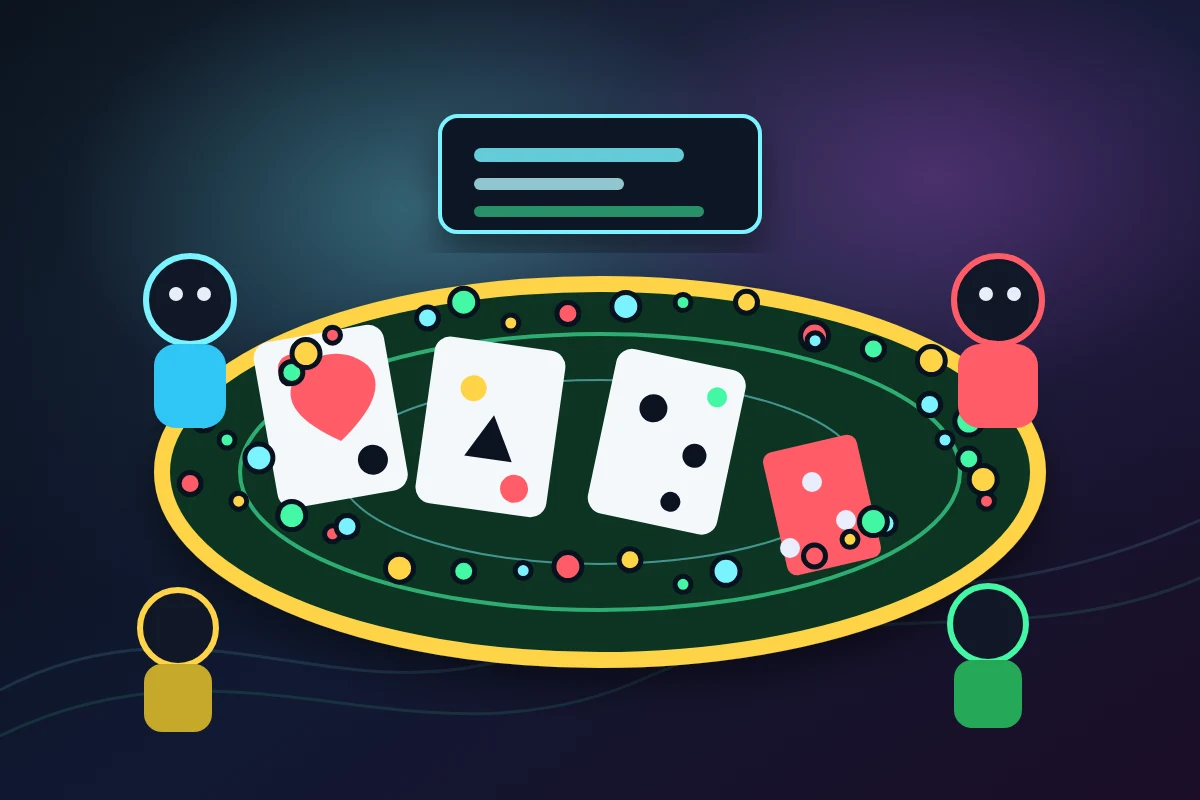 Gamble With Your Friends guide hero image showing a chaotic co-op casino run